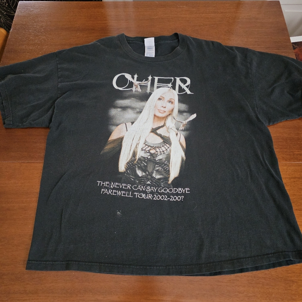 Y2k Cher Tour 2002 T-shirt 2XL